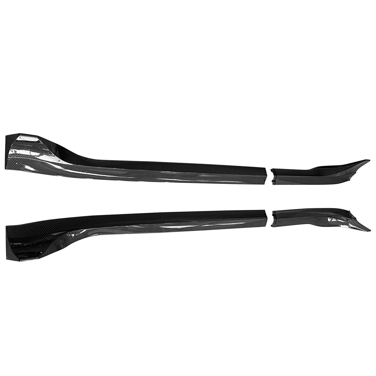 2017-2022 Tesla Model 3 IKON Style Side Skirts Rocker Panel ABS 4PC