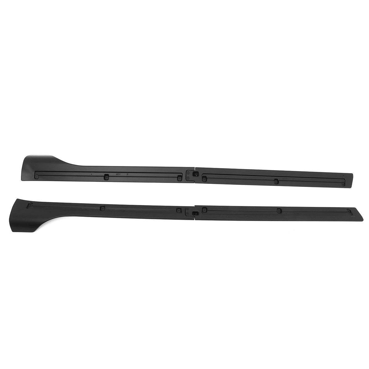 2020-2024 Tesla Model Y IKON V3 Style Matte Black Side Skirts Lip ABS