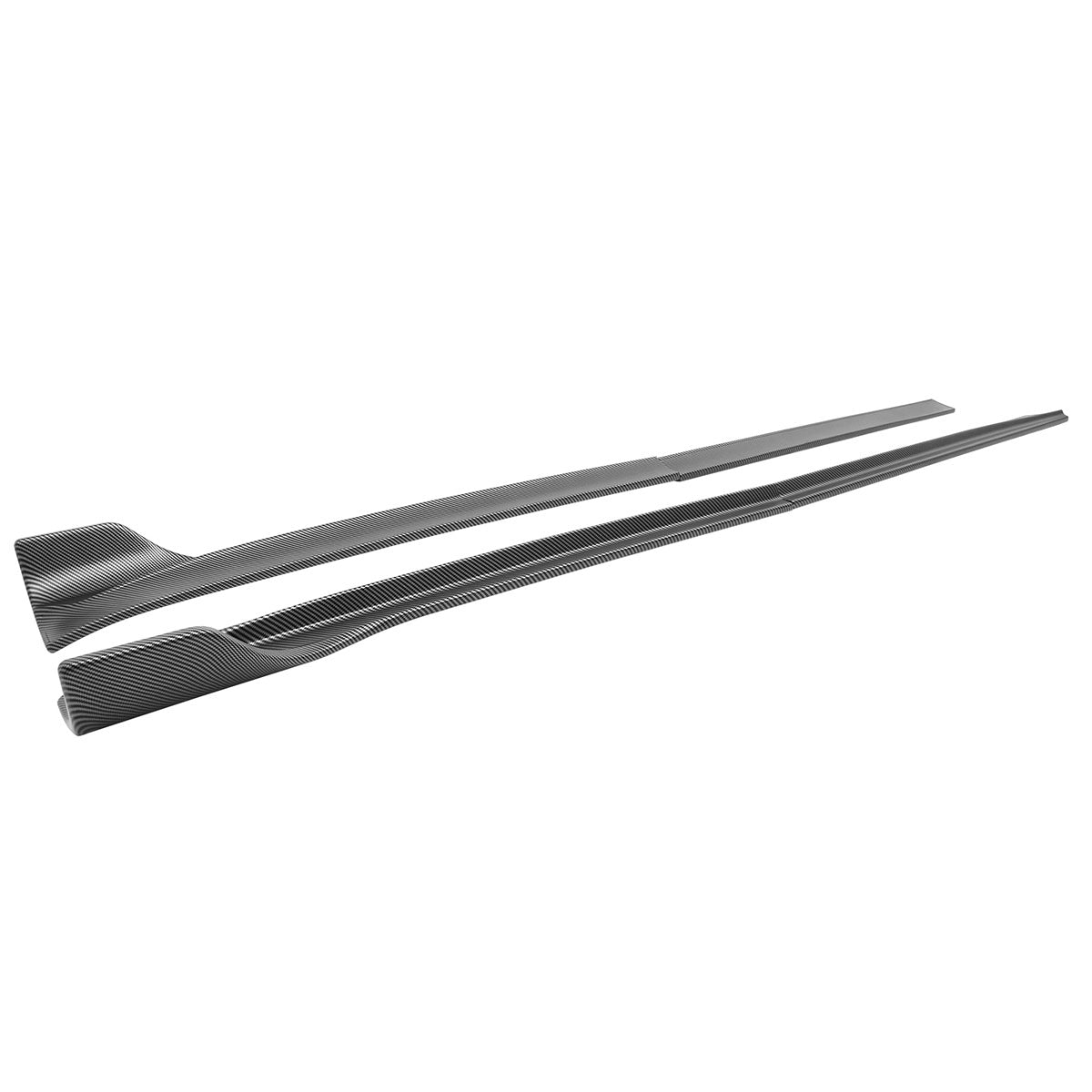 2020-2024 Tesla Model Y V3 Side Skirts Matte Carbon Fiber Print ABS
