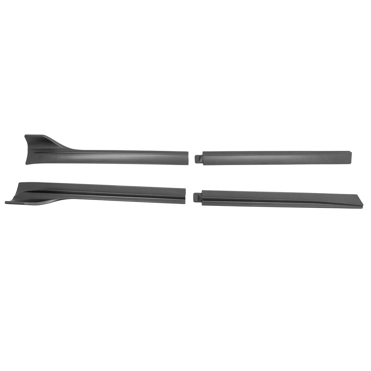 2020-2024 Tesla Model Y V3 Side Skirts Matte Carbon Fiber Print ABS