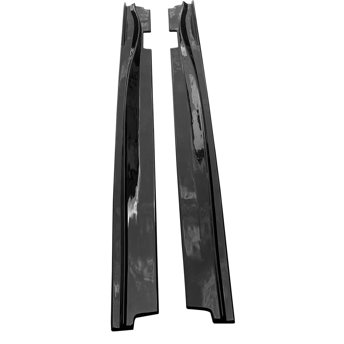 2022-2025 Toyota GR86 & Subaru BRZ IKON V2 Side Skirts Gloss Black ABS