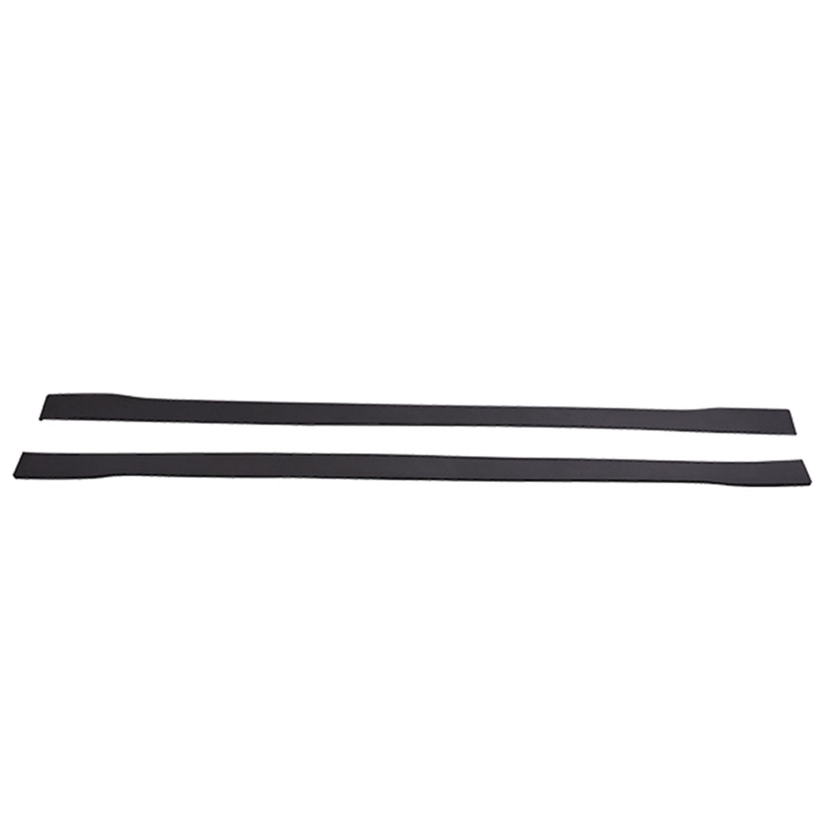 78"x3" Universal Side Skirt Extension Flat Bottom Lip Rocker Panel
