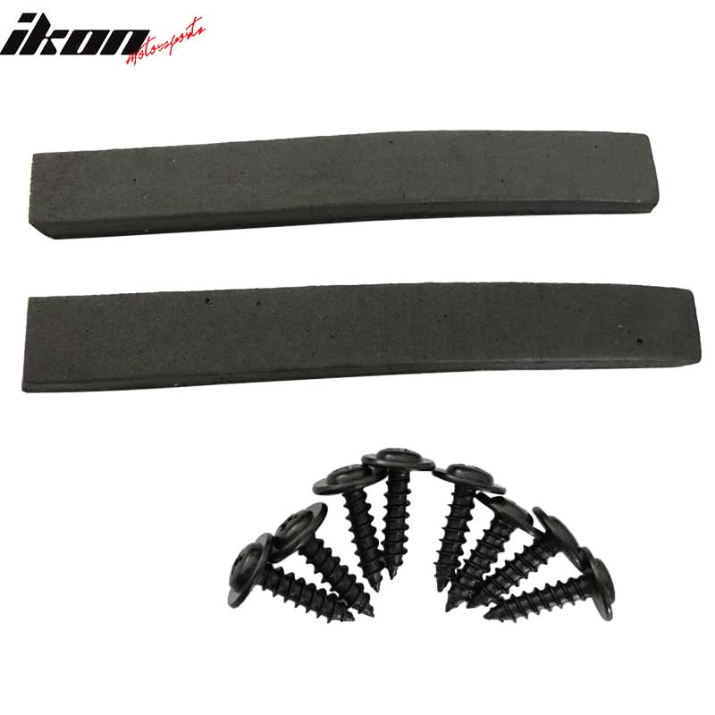 Fits 14-19infiniti Q50 Carbon Texture Side Skirts Ext Bottom Line Lip