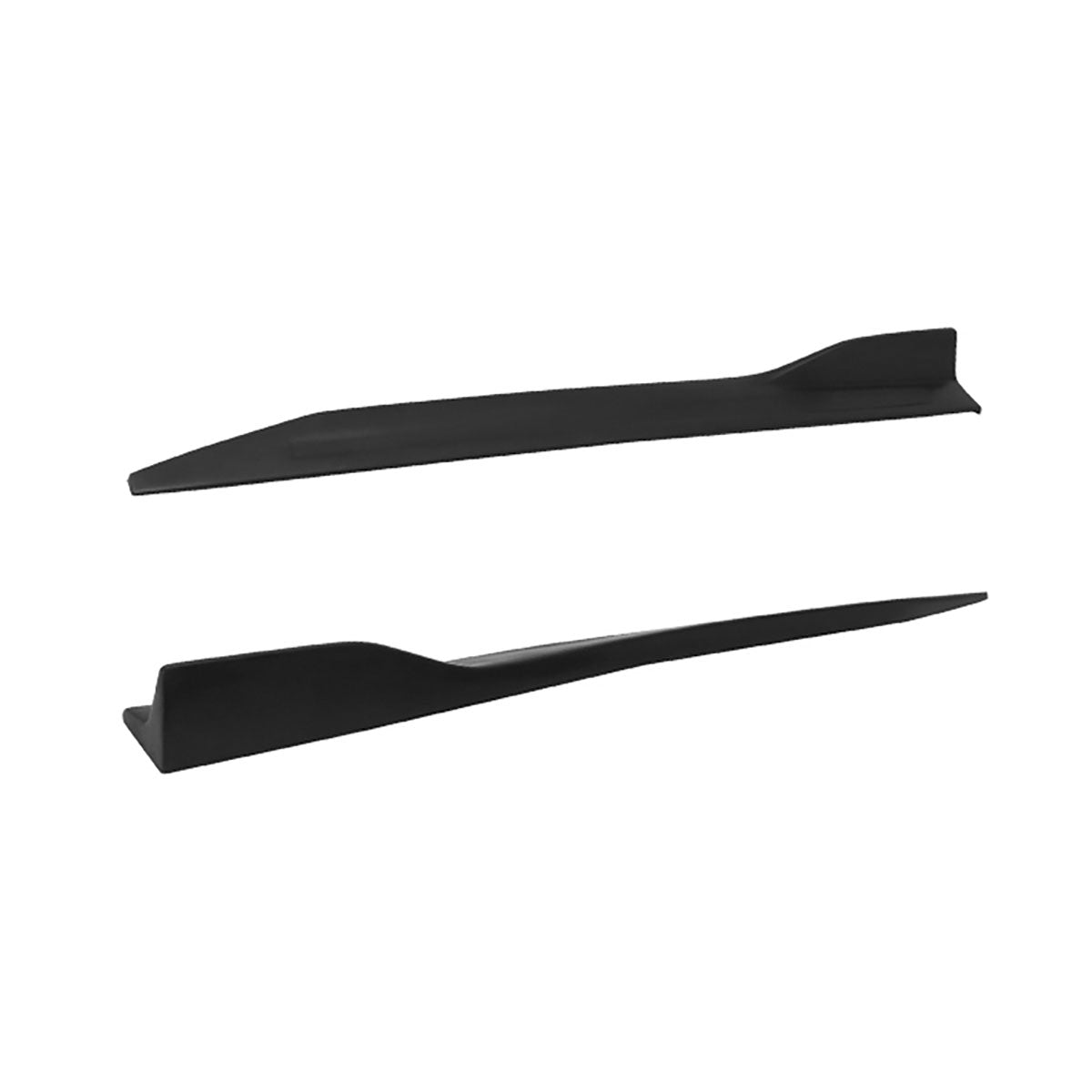 Universal V5 Side Skirts Winglet Wind Blades Rocker Splitter PU 2PC