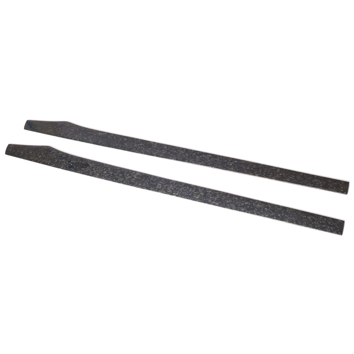 77.5" Side Skirt Extension Flat Bottom Line Lip - Forged Carbon Fiber