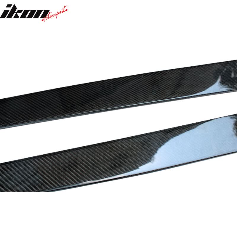 2013-2016 Dodge Dart 77.5 Inch Side Skirts Extension Carbon Fiber Pair