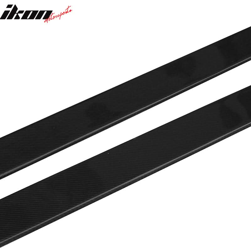 2010-2014 Ford Mustang 75 Inch Side Skirt Splitter CF Carbon Fiber