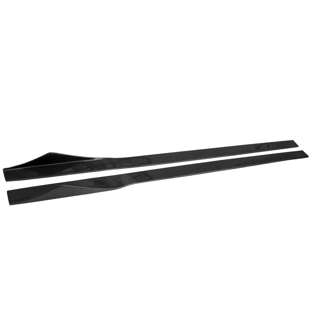 Universal 81 Inches Side Skirts Extension Splitter Carbon Fiber CF