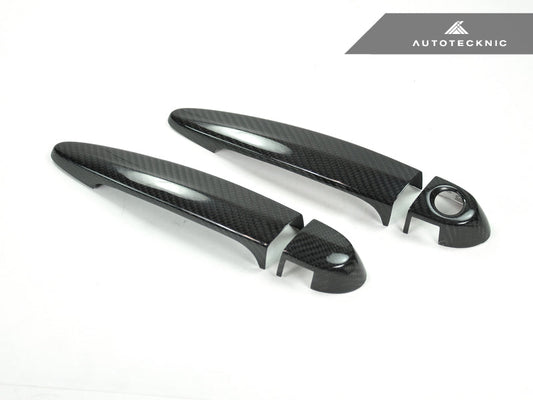 AutoTecknic Dry Carbon Fiber Door Handle Trims - BMW E84 X1