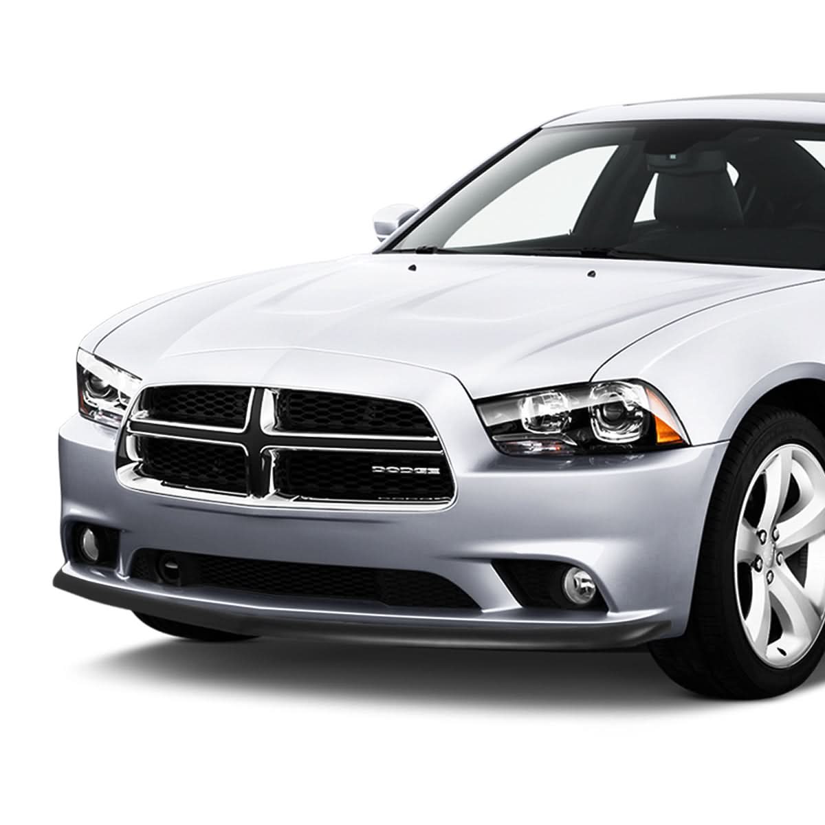 11-14 Dodge Charger OE Style Front Bumper Lip - Matte Black