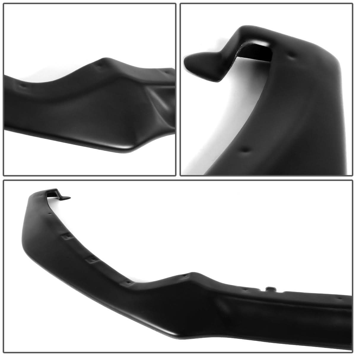 2015-2017 Ford Mustang GT Style Front Bumper Lip - Matte Black