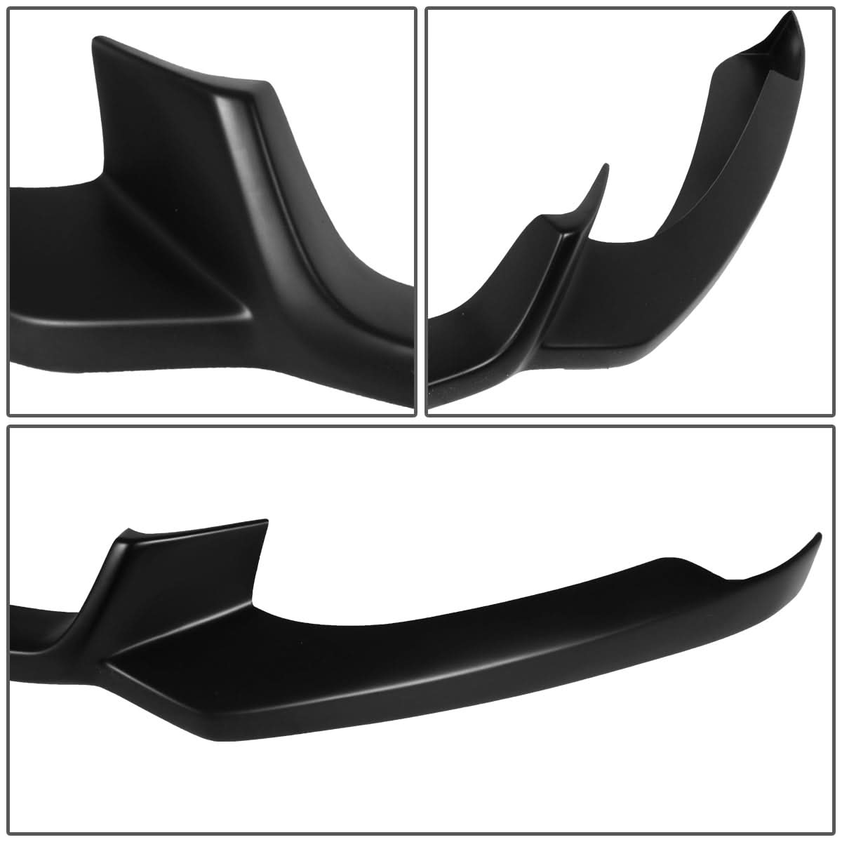 2015-2017 Ford Mustang OE Style Front Bumper Lip - Matte Black