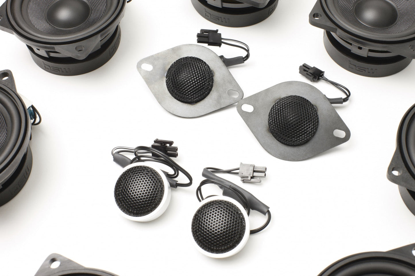 BACKORDERED - SHIPS SECOND HALF OF JULY - RECOMMEND YOU ORDER NOW, LIMITED FUTURE INVENTORY - Stage One BMW Speaker Upgrade for E60/E61 Sedan/Wagon with Premium Top Hi-Fi
