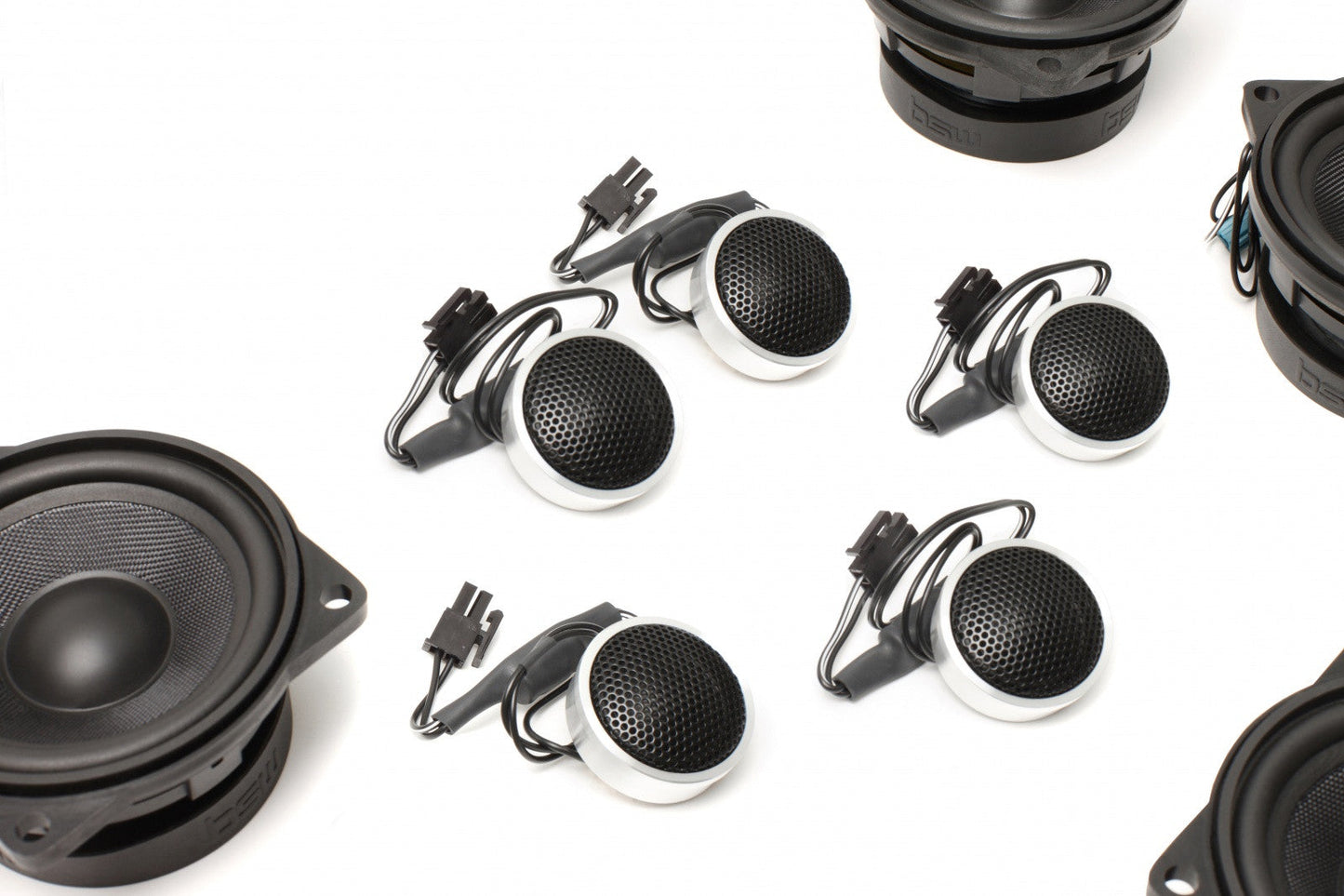 BACKORDERED - SHIPS SECOND HALF OF JULY - RECOMMEND YOU ORDER NOW, LIMITED FUTURE INVENTORY - Stage One BMW Speaker Upgrade for E70/E71 X5/X6 with Standard Hi-Fi