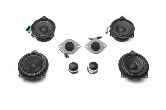 BACKORDERED – SHIPS FIRST WEEK OF APRIL – LIMITED FUTURE INVENTORY - Stage One BMW Speaker Upgrade for E81/E87