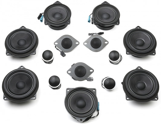 BACKORDERED - SHIPS SECOND HALF OF JULY - RECOMMEND YOU ORDER NOW, LIMITED FUTURE INVENTORY - Speaker Upgrade for G30/F90 Sedan & G42/G87 Coupe with Harman Kardon