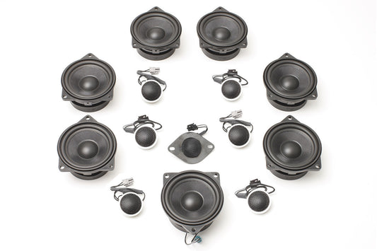 BACKORDERED - SHIPS SECOND HALF OF JULY - RECOMMEND YOU ORDER NOW, LIMITED FUTURE INVENTORY - Stage One BMW Speaker Upgrade i4 G26 4 Series with Harman Kardon (Partial kit/ No instructions)