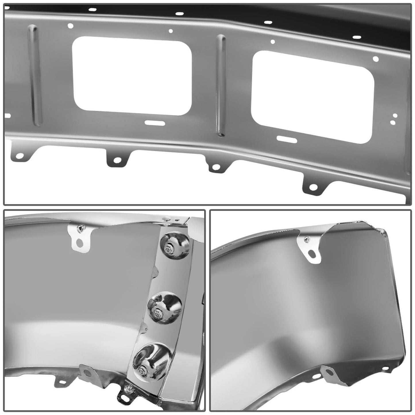 2014-2015 Chevrolet Silverado 1500 Front Bumper Cover Chrome