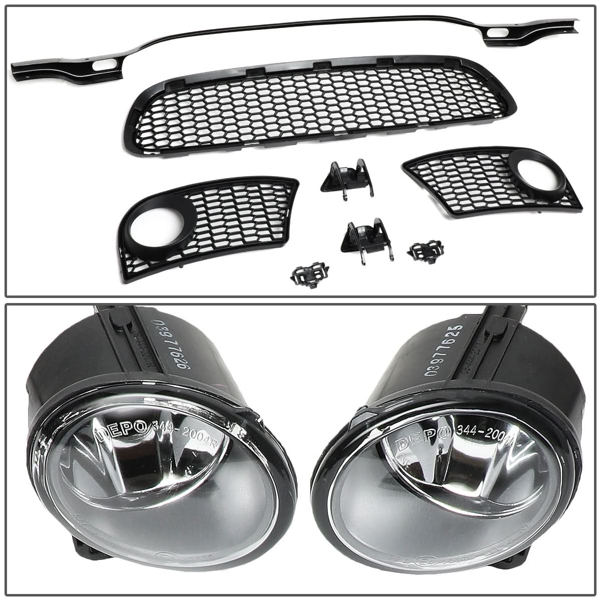 2010-2016 BMW 5-Series M5 Style Front Bumper Cover with Fog Lights