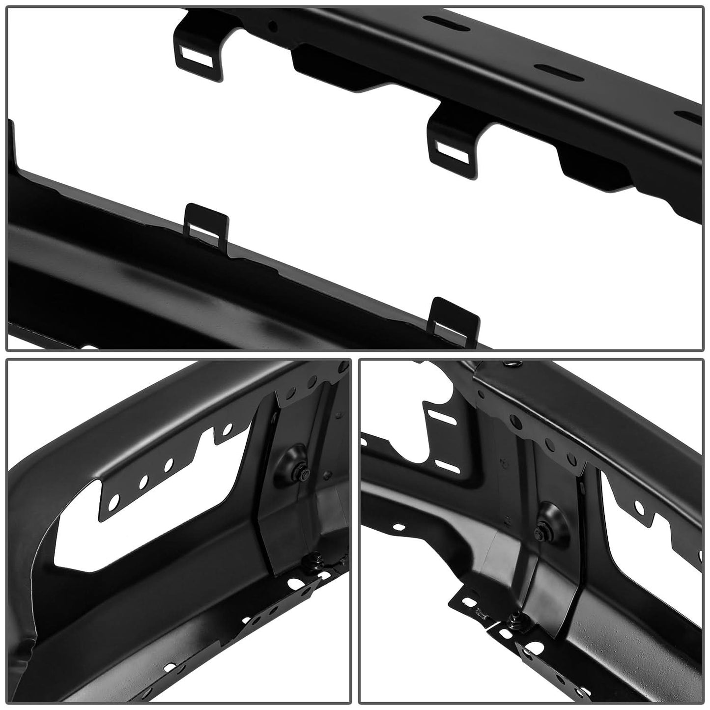 2015-2017 Ford F-150 Front Bumper Cover w/ Fog Lamp Holes Stamped Steel
