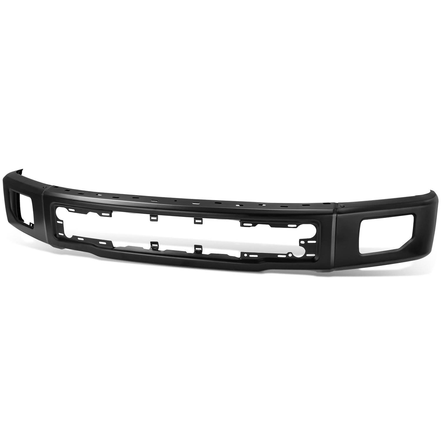 2015-2017 Ford F-150 Front Bumper Cover w/ Fog Lamp Holes Stamped Steel