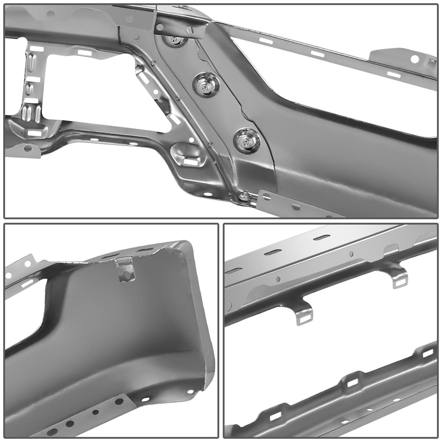 2021-2023 Ford F-150 Front Bumper Cover Chrome Without Parking Sensors