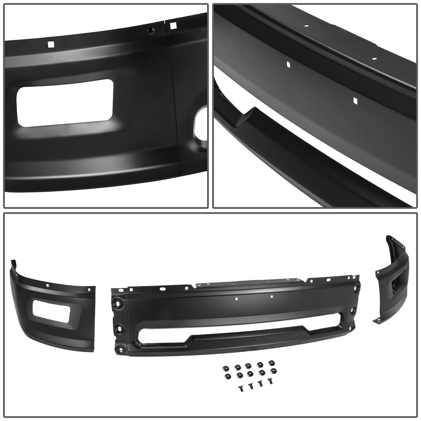 2009-2012 Dodge Ram 1500 Front Bumper Cover w/ Fog Light Cutouts