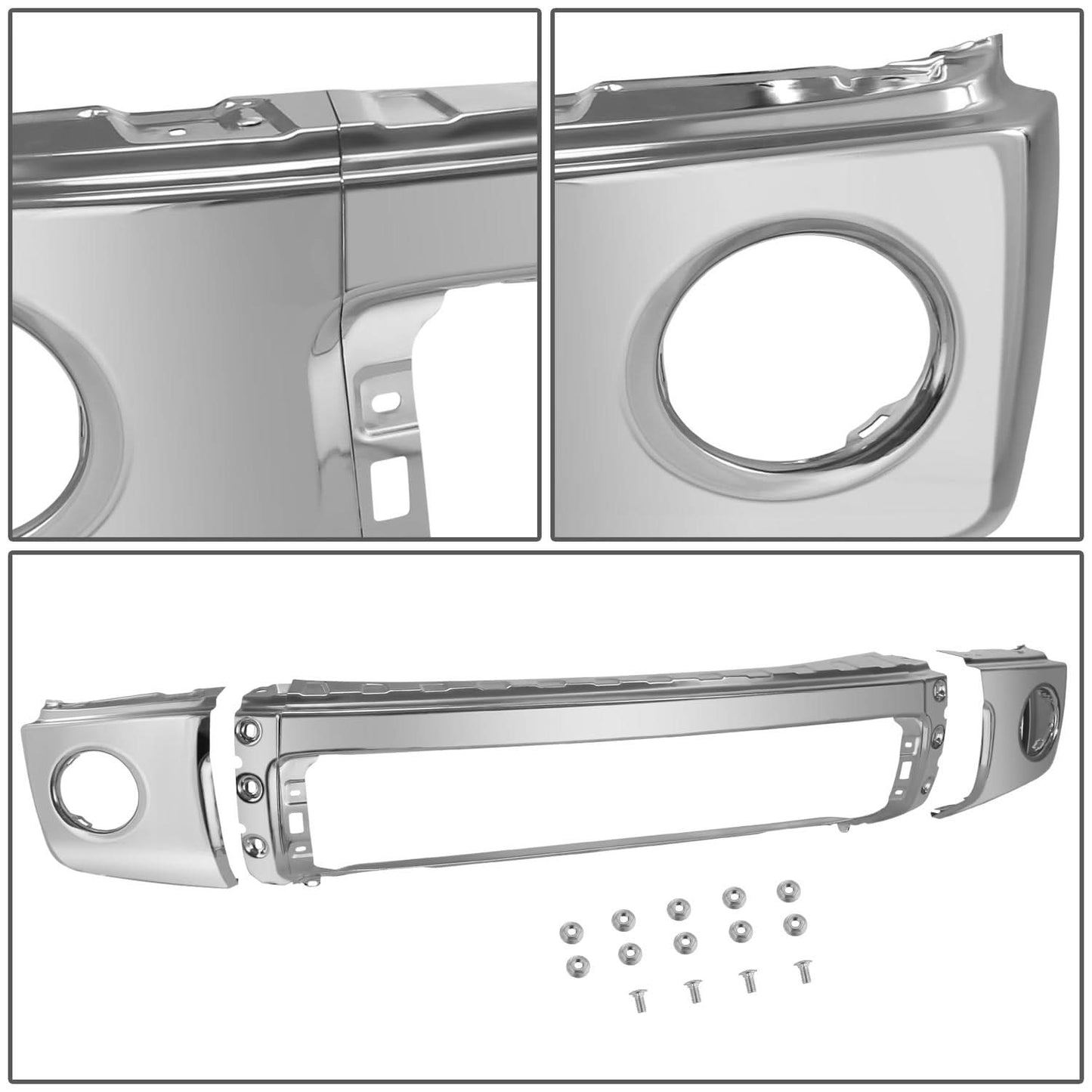 2007-2013 Toyota Tundra Front Bumper Cover Chrome