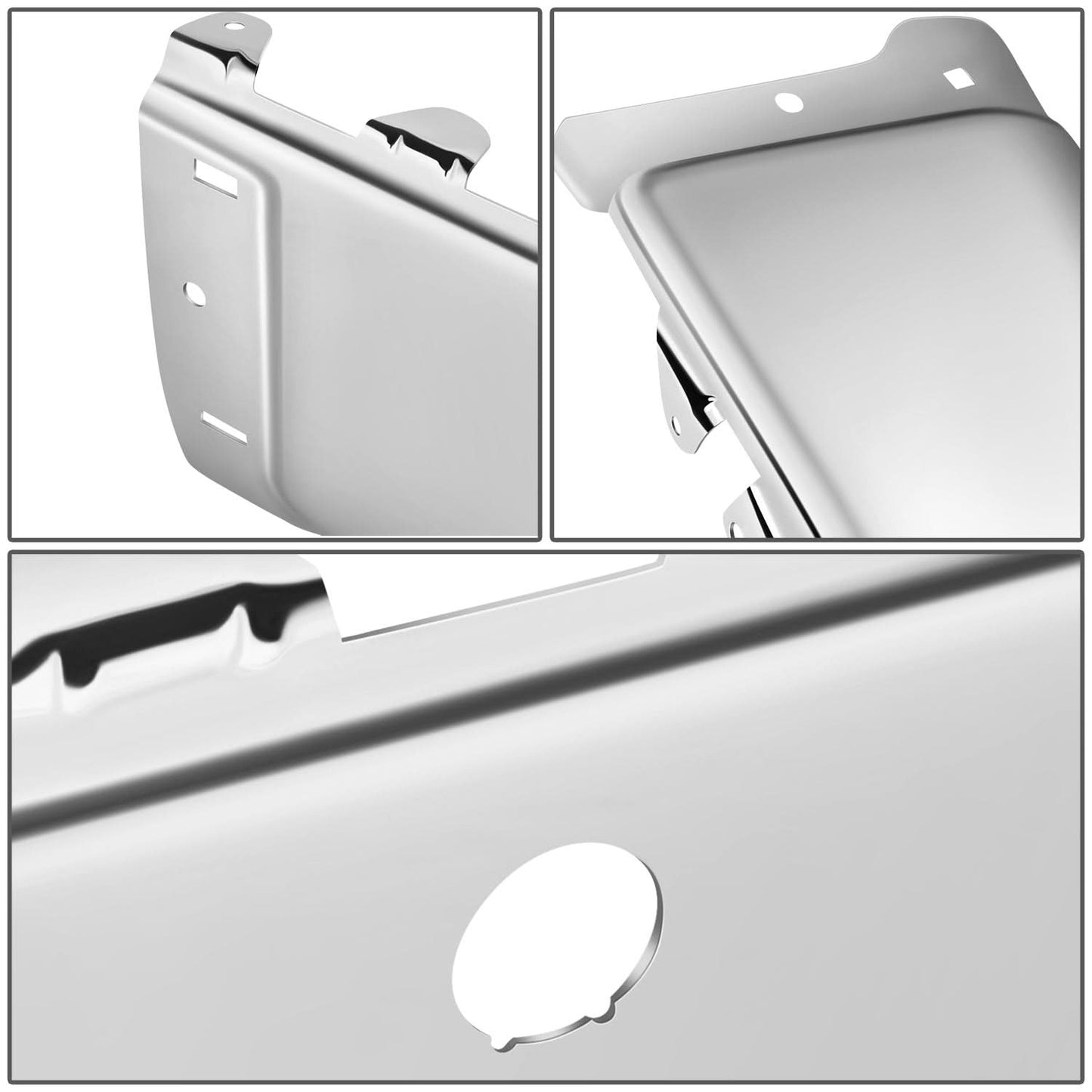 07-14 Chevrolet Silverado GMC Sierra Rear Bumper Cover Chrome Right