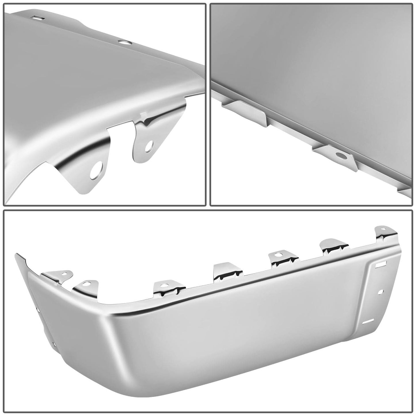 07-14 Chevrolet Silverado GMC Sierra Rear Bumper Cover Chrome