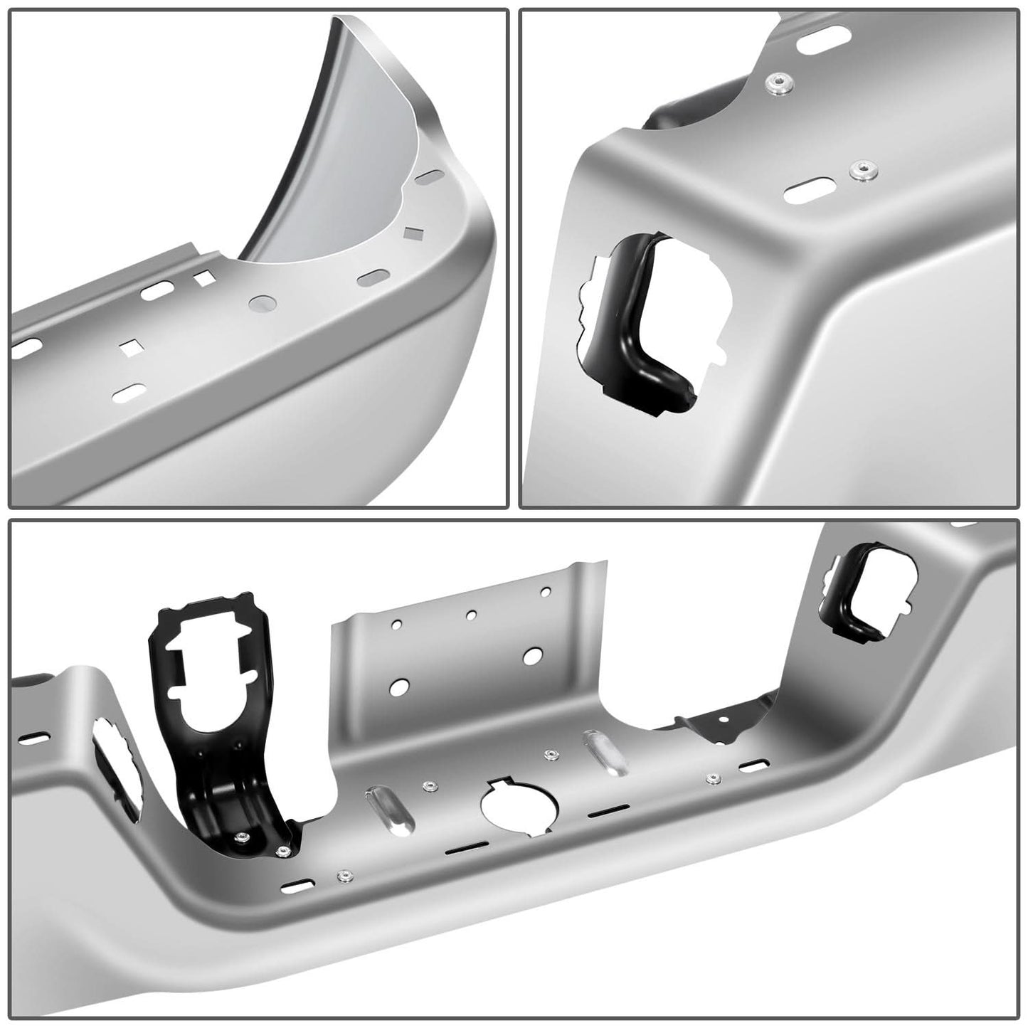 09-24 Dodge Ram 1500 Rear Bumper Bar Chrome Dual Exhaust