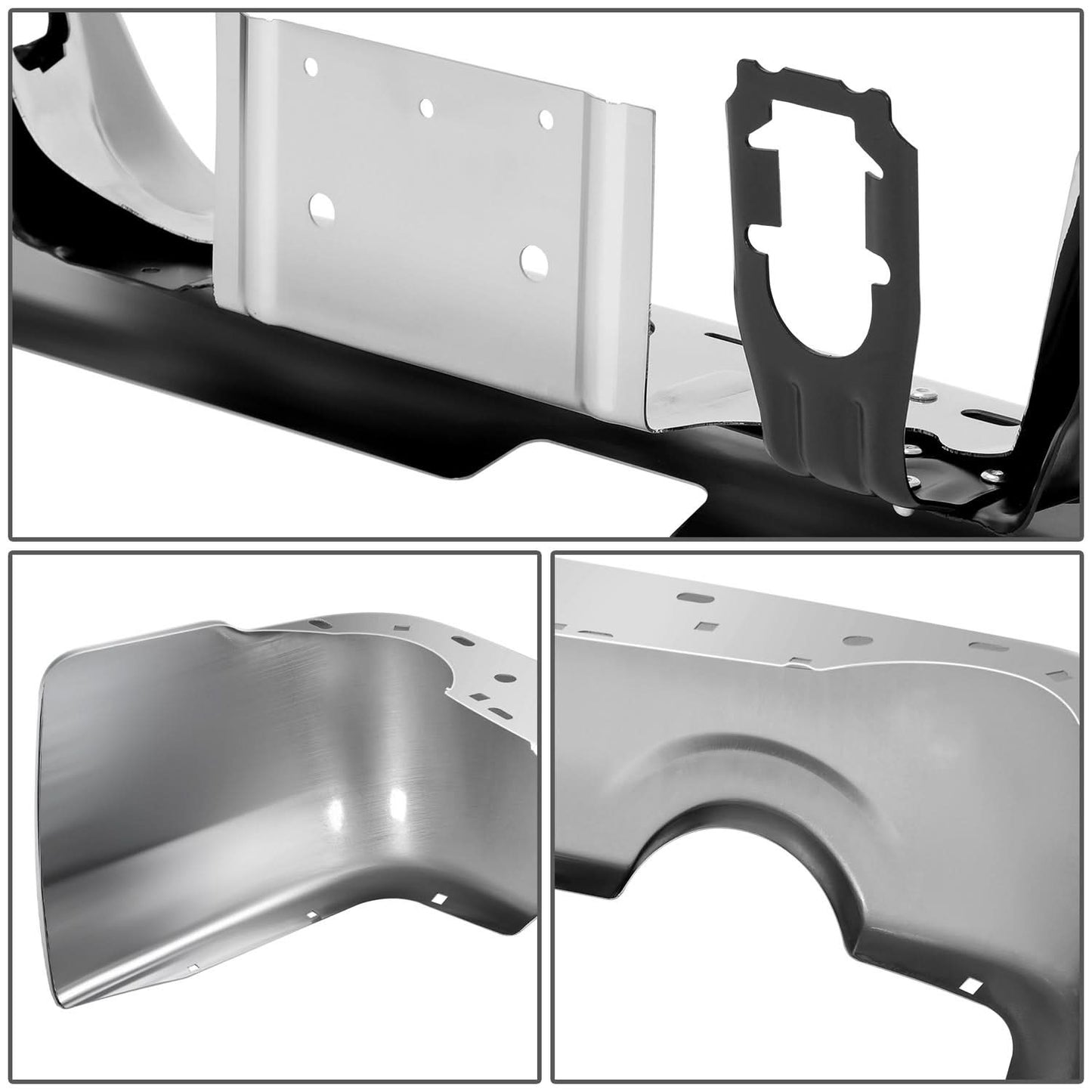 09-24 Dodge Ram 1500 Rear Bumper Bar Chrome Dual Exhaust