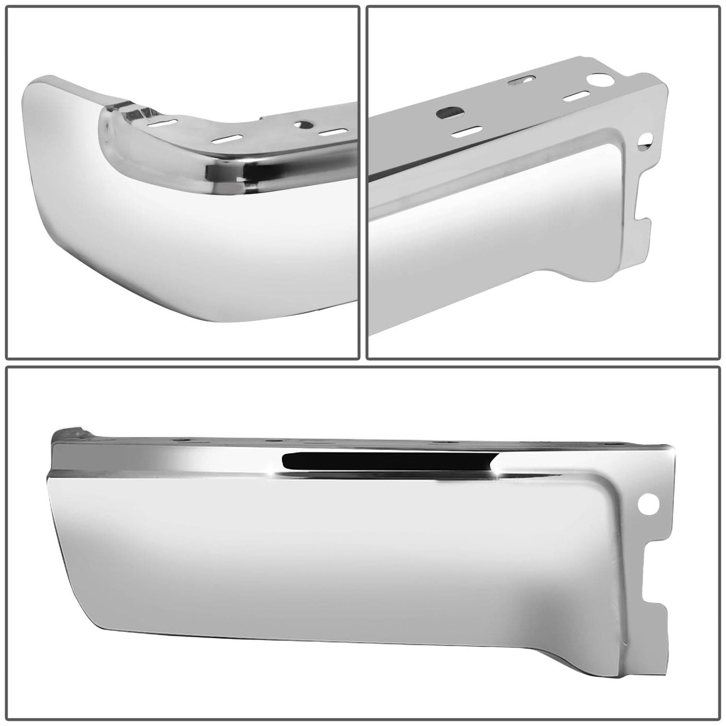2009-2014 Ford F-150 Rear Bumper Cover Chrome Left Fleetside
