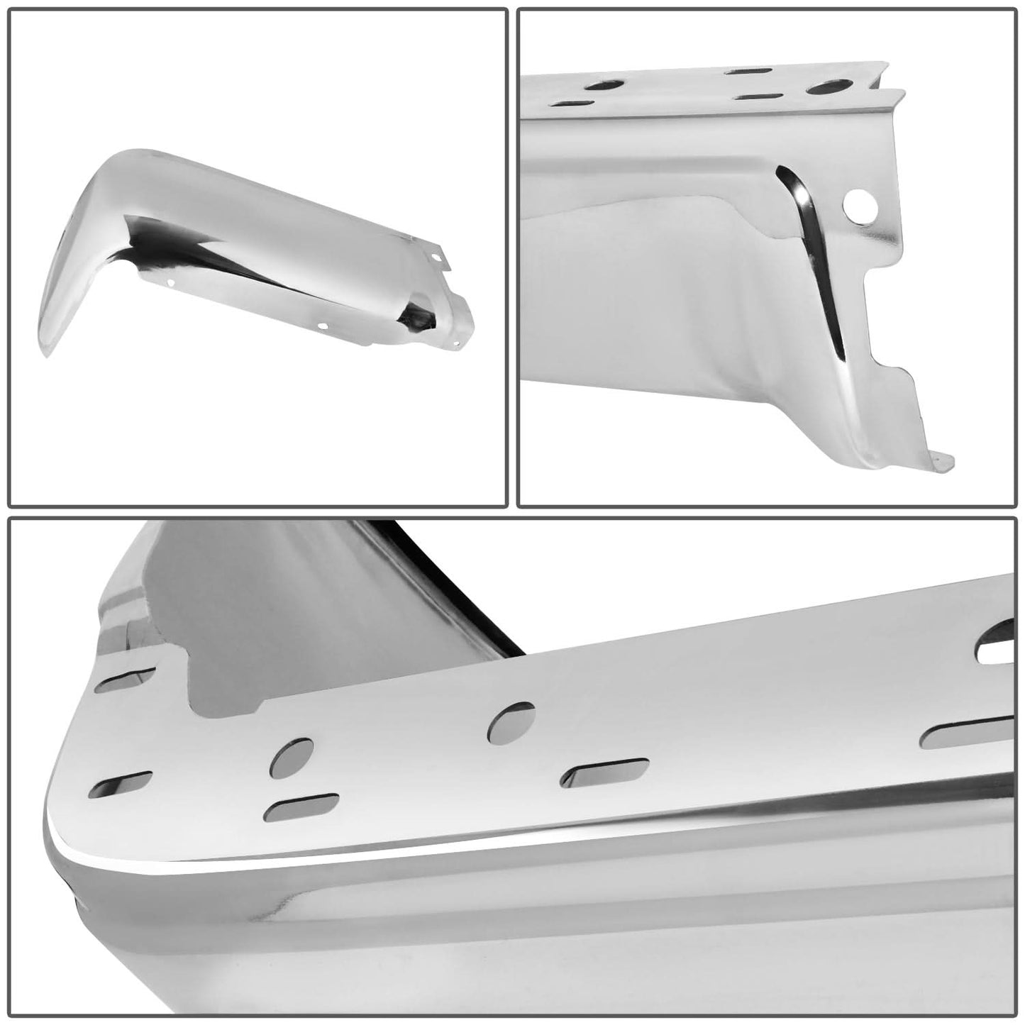 2009-2014 Ford F-150 Rear Bumper Cover Chrome Left Fleetside
