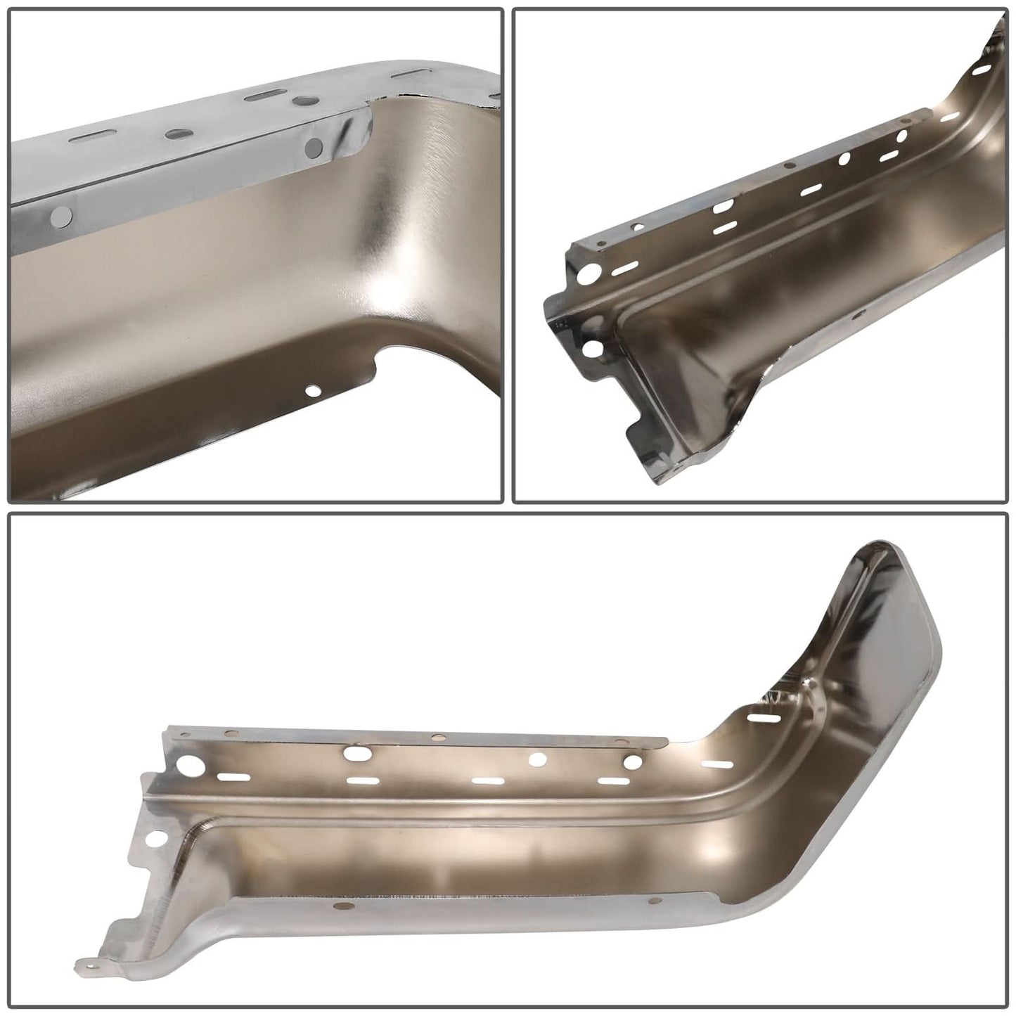 2009-2014 Ford F-150 Rear Bumper Cover Chrome Left Fleetside