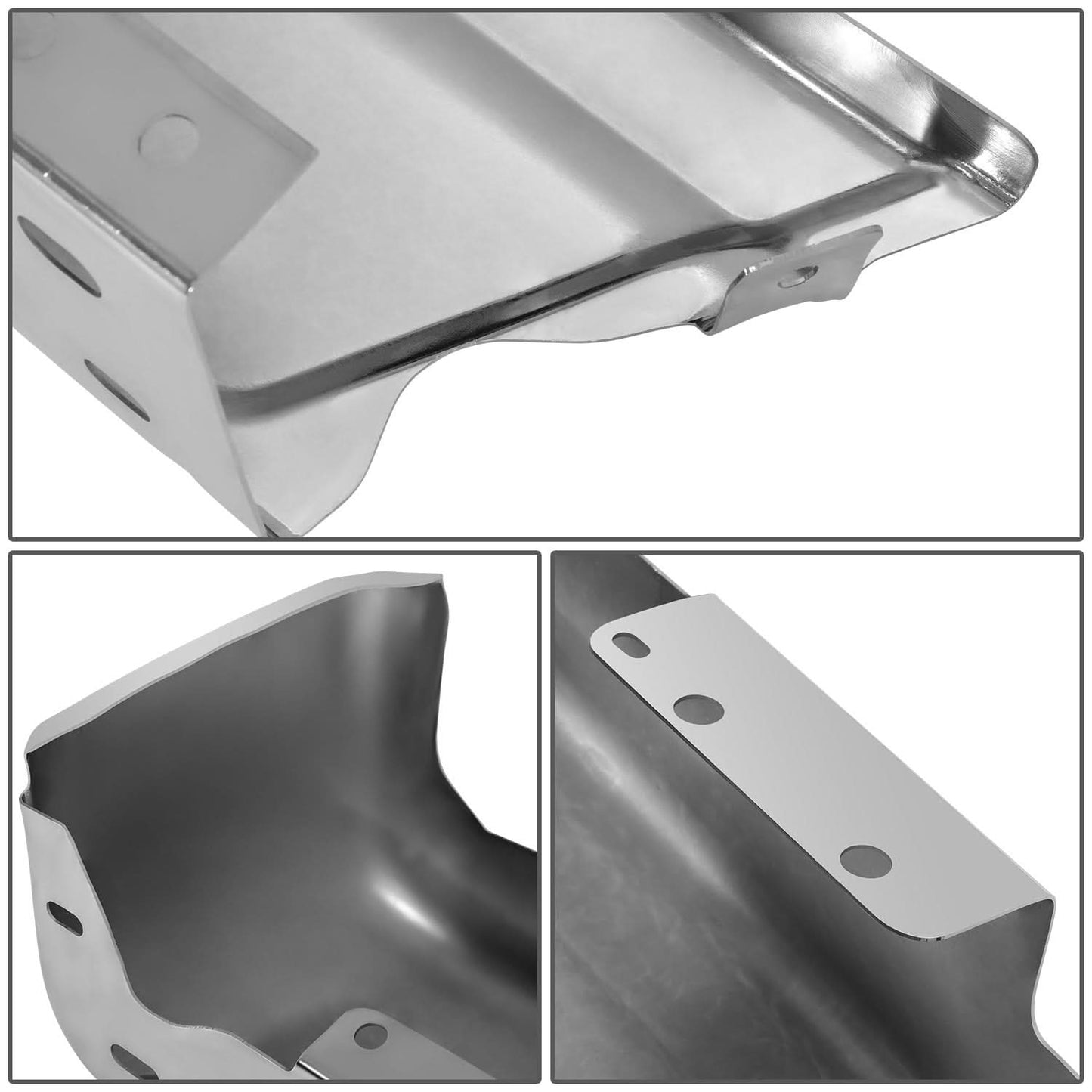 2021-2024 Ford F-150 FTIS Left Rear Bumper Cover Chrome