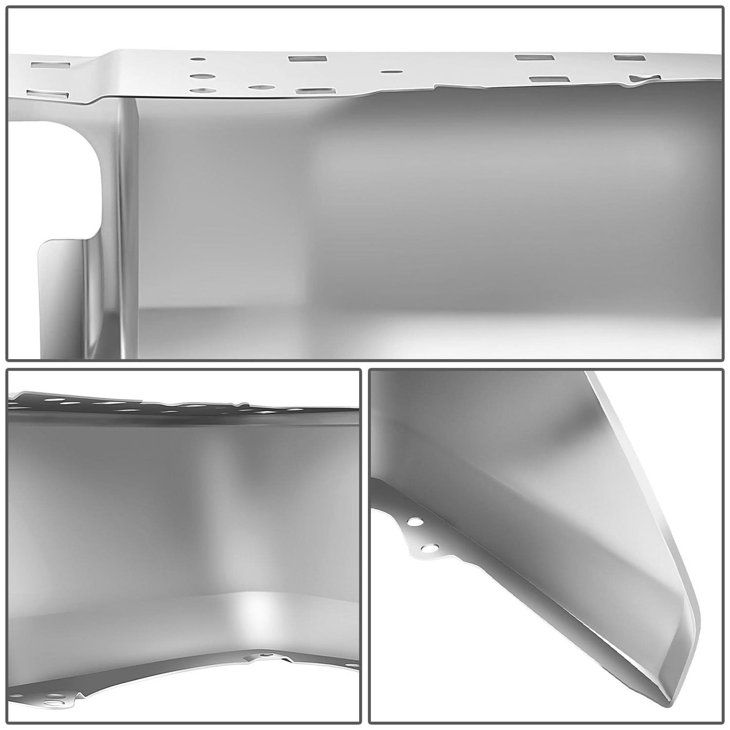 2014-2021 Toyota Tundra Rear Bumper Cover - Left - Chrome