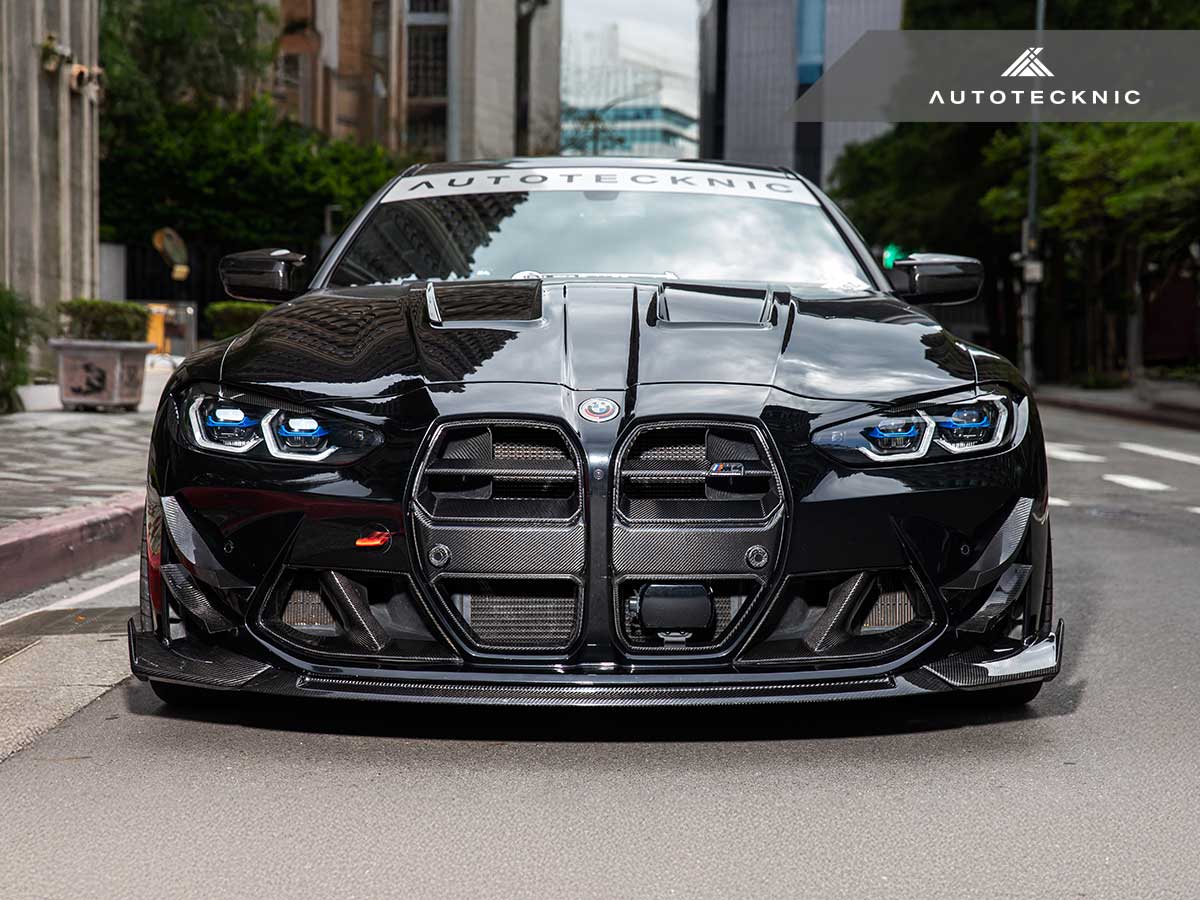 AutoTecknic Dry Carbon Corsa Front Aero Lip - G80 M3 | G82/ G83 M4