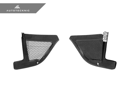 AutoTecknic Dry Carbon Engine Cowl Panel Trim Set - BMW F95 X5M | F96 X6M