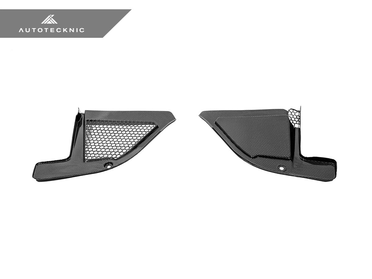 AutoTecknic Dry Carbon Engine Cowl Panel Trim Set - BMW F95 X5M | F96 X6M