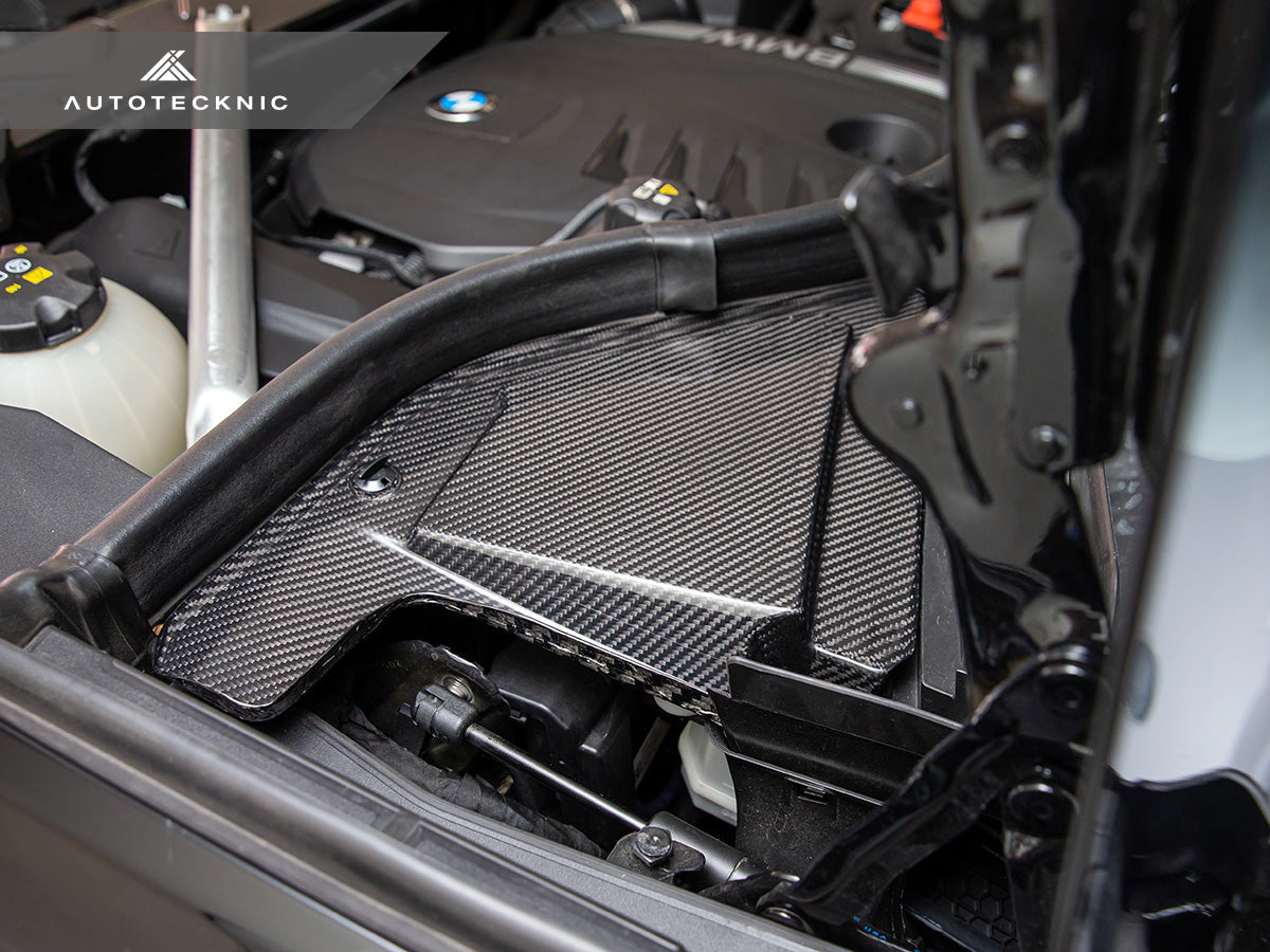 AutoTecknic Dry Carbon Engine Cowl Panel Trim Set - G05 X5 | G06 X6 | G07 X7