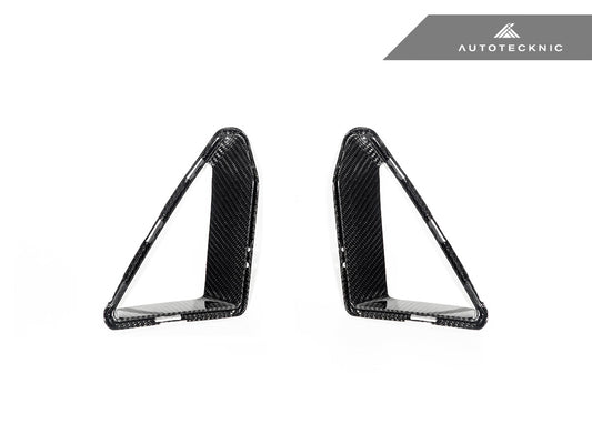 AutoTecknic Front Bumper Carbon Air Curtain Set - BMW G90/ G99 M5