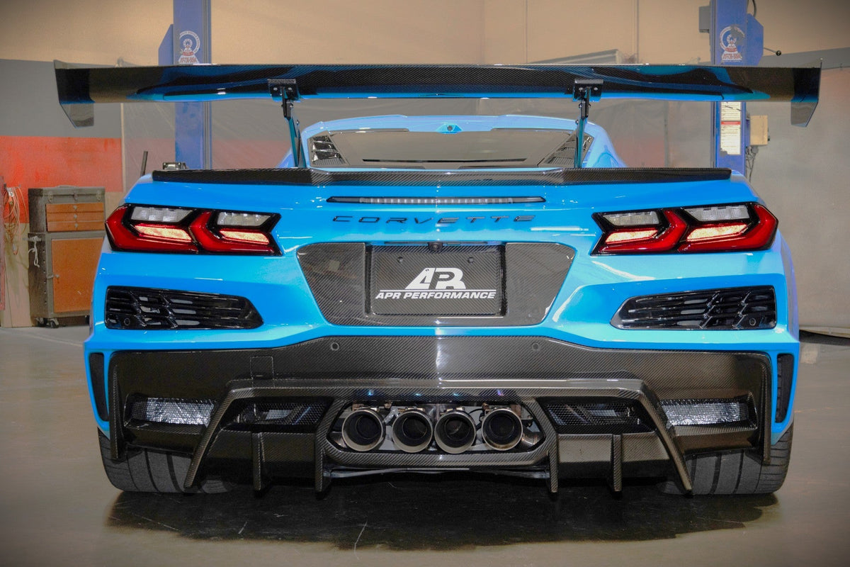 GTC-500 Carbon Fiber Adjustable Wing - Chevrolet Corvette C8 Z06