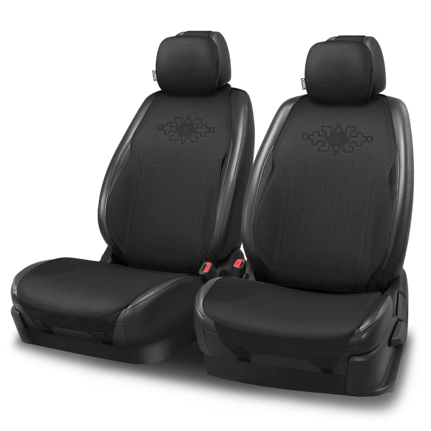 Protex Plus Front Row Seat Covers Set Black