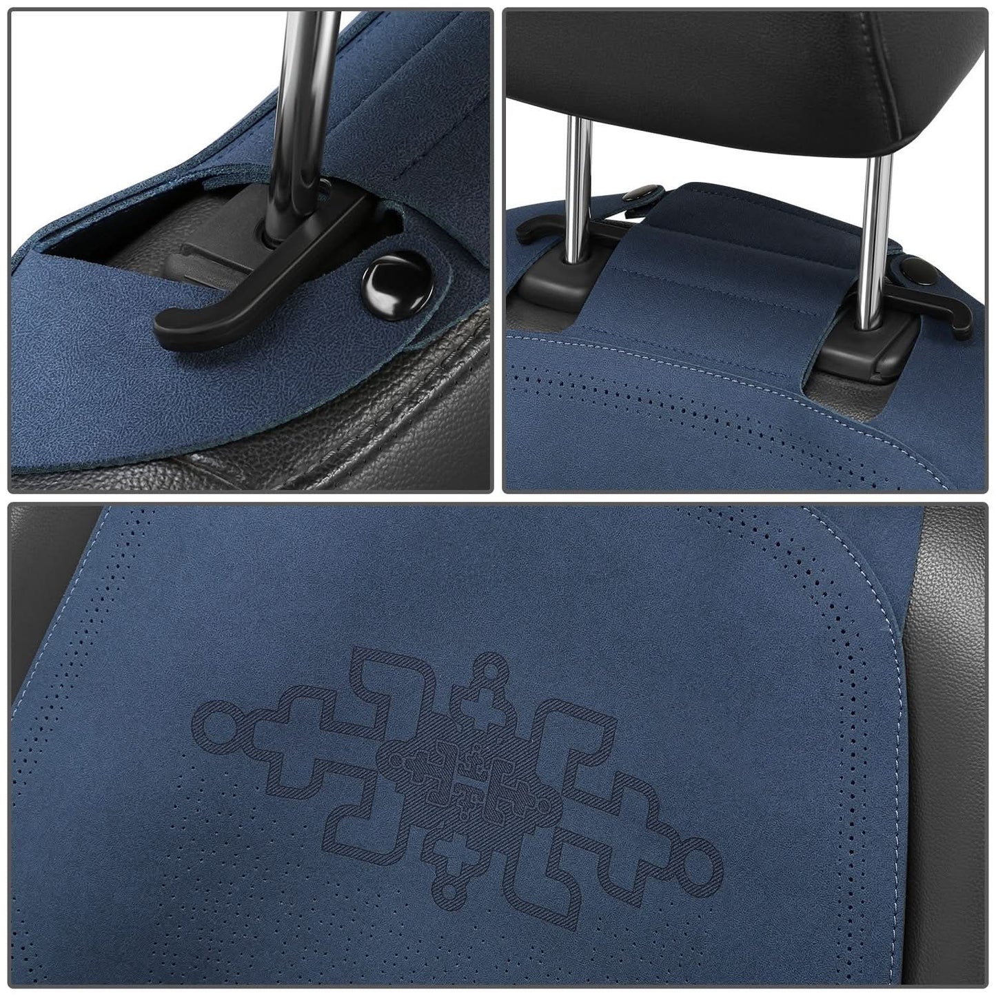 Protex Plus Navy Blue Full Set Seat Covers