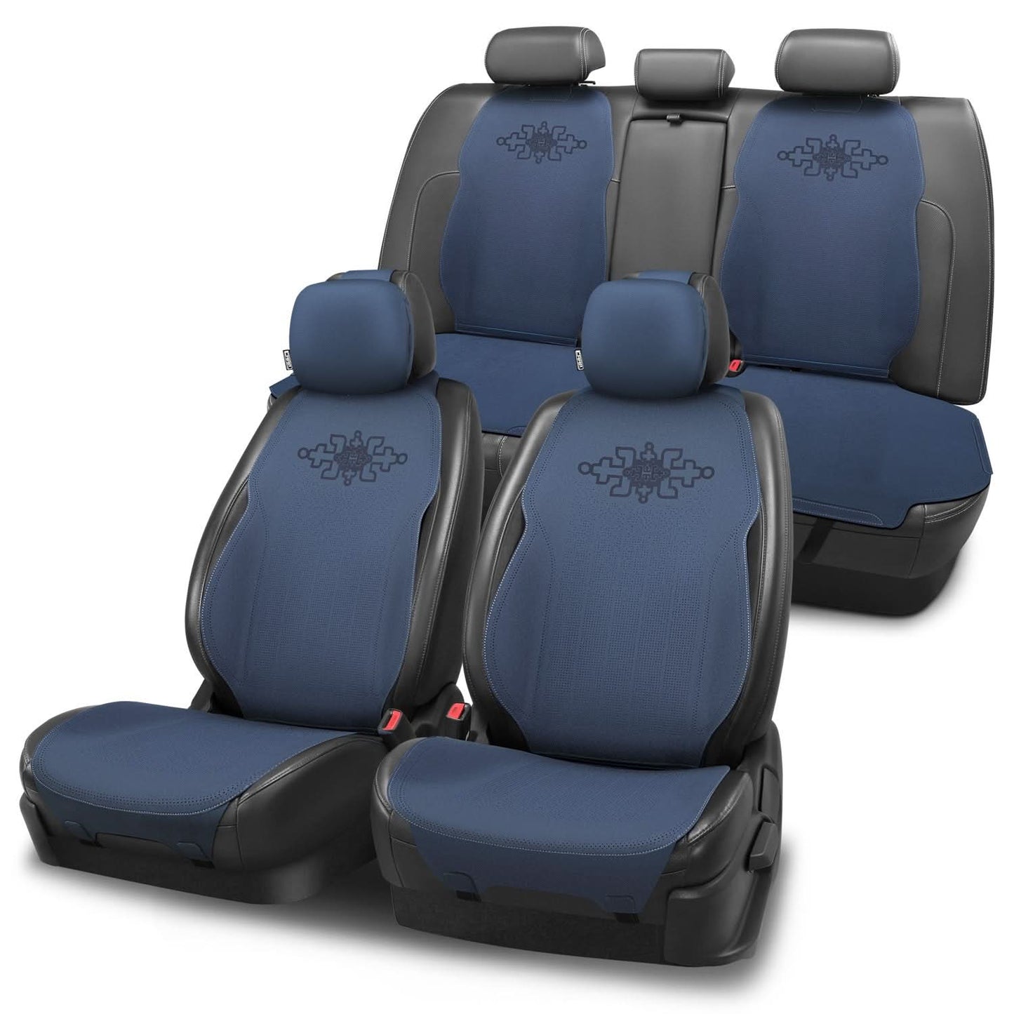 Protex Plus Navy Blue Full Set Seat Covers