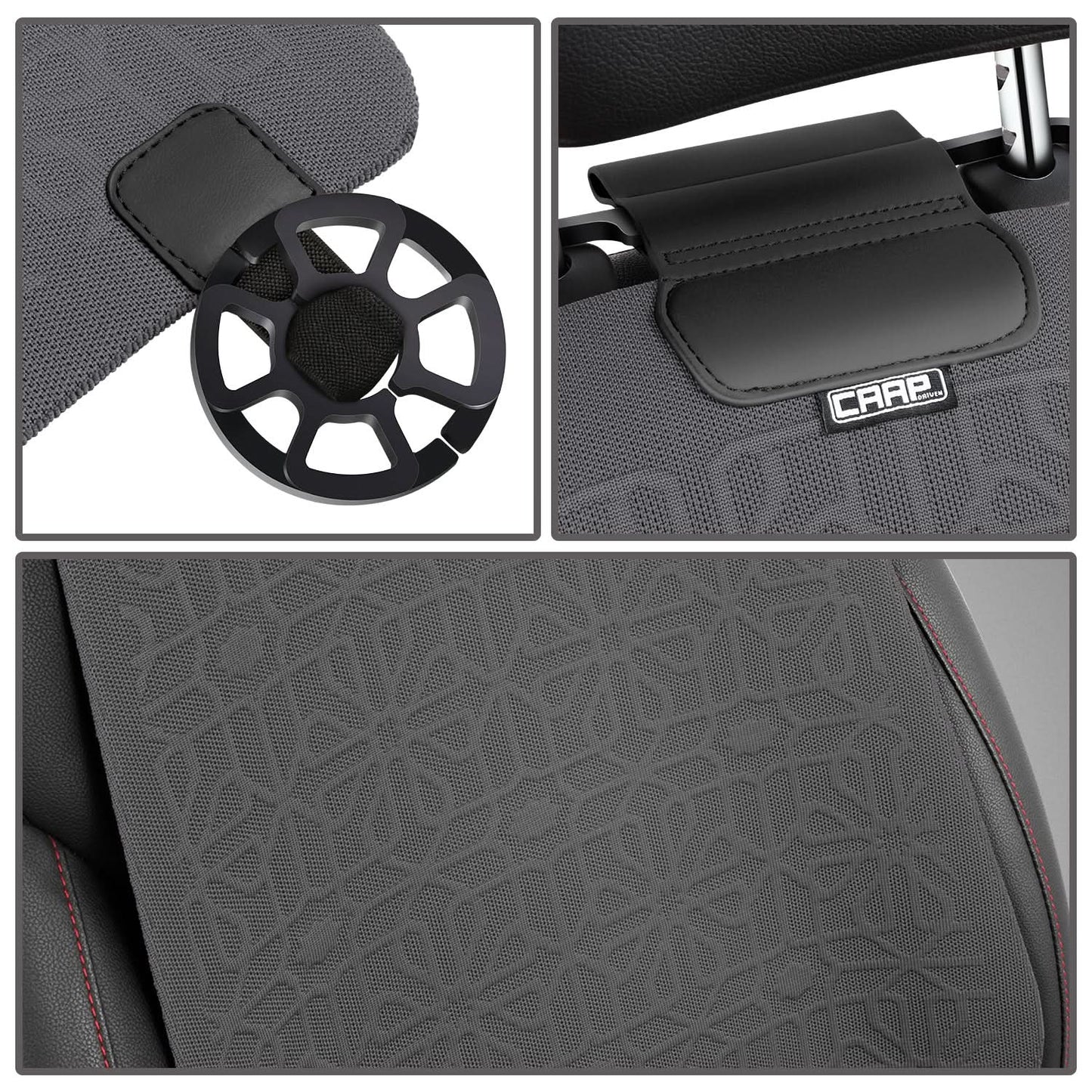 Protex Series Front Row Seat Covers - Dark Grey