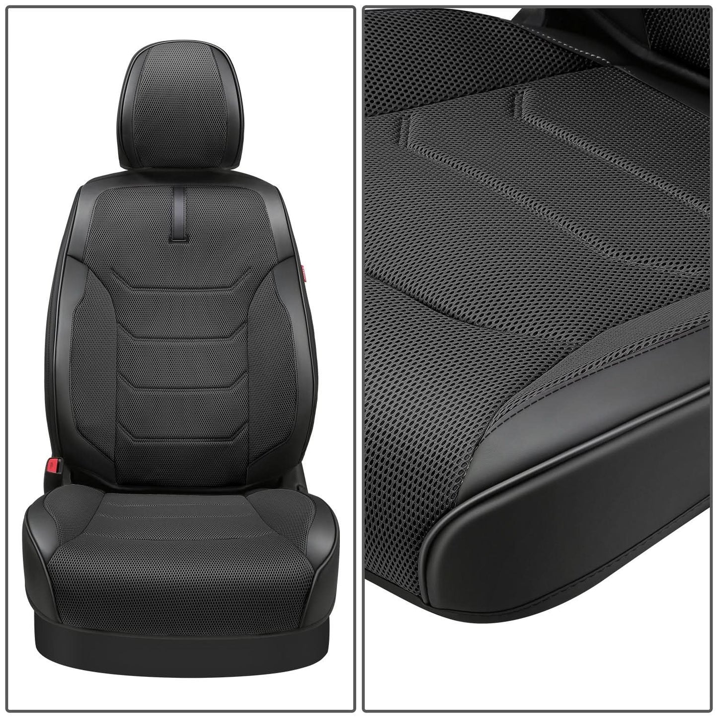 Sport Series Front Row Seat Covers - Black