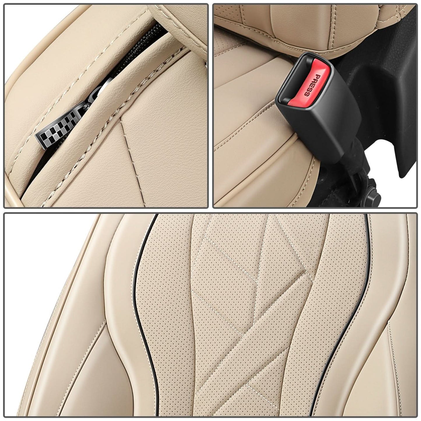 Touring Series Full Set Seat Covers - Beige