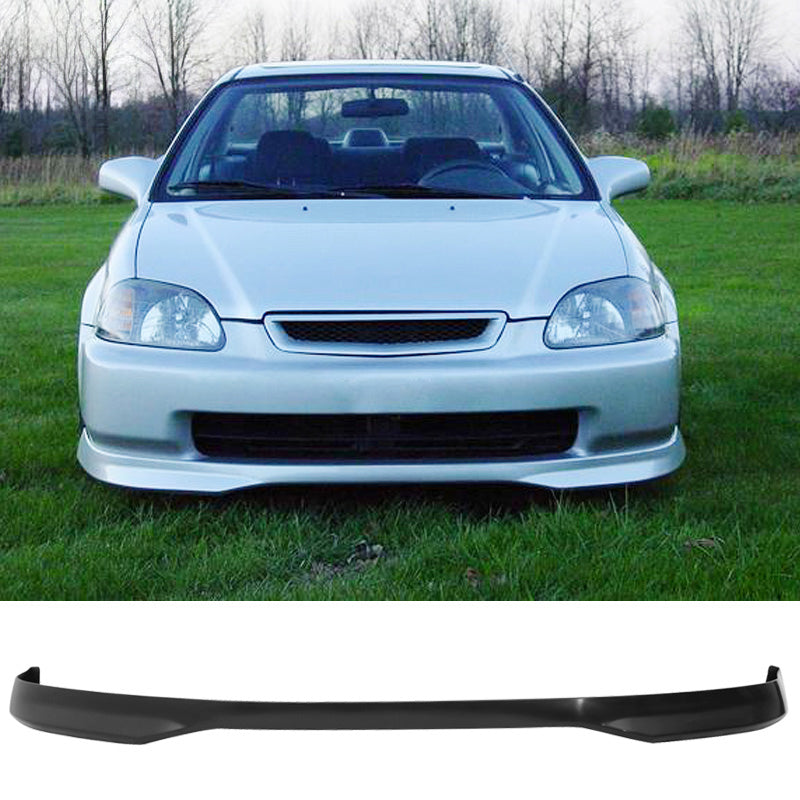 Fits Civic 96-98 Front + Rear Bumper Lip + Front + Sun Window Visor